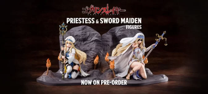 Goblin Slayer Priestess and Sword Maiden figures