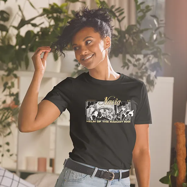 Navia - Helm of the Radiant Rose - Genshin Impact T-Shirt