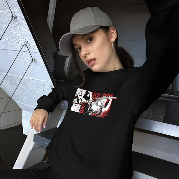 KISS-SHOT Shinobu 忍野忍 Monogatari Sweater